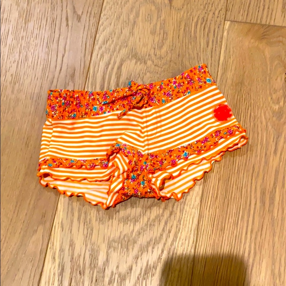 Cute little girls swim shorts